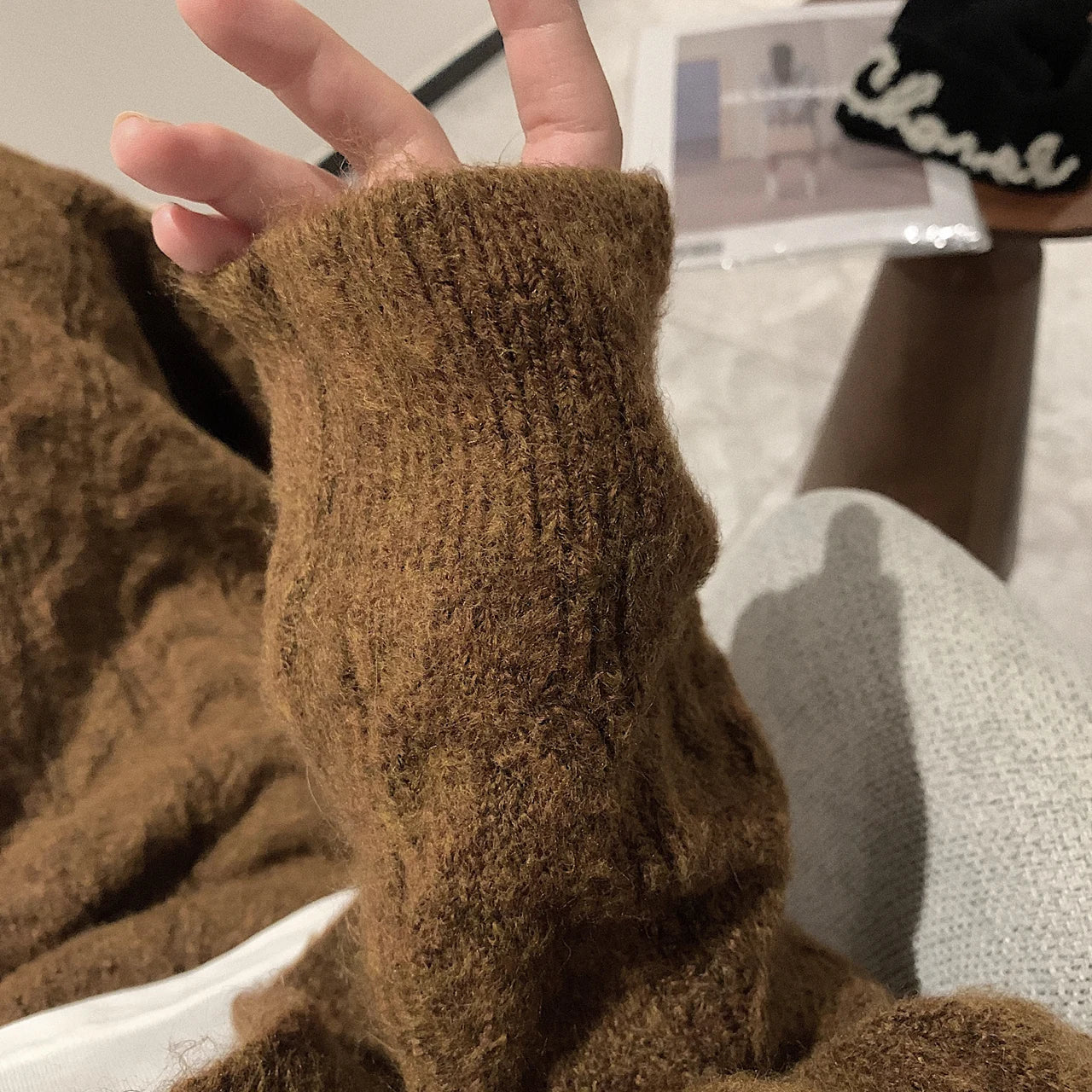 Women Sweater Winter 2 Piece Sets Elegnat Knitted Suits Female Sweaters Vintage Womens Skirt High Waist Autumn Vintage Vestidos