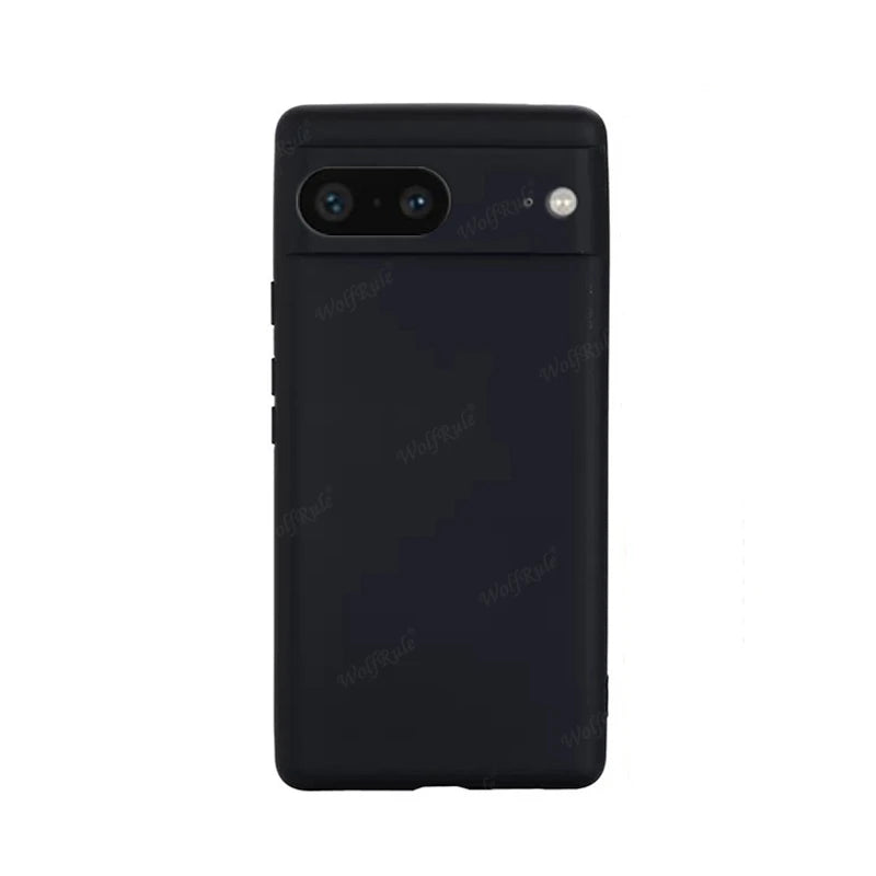 For Cover Google Pixel 7 Case Google Pixel 7 6 8 Pro 7A Capa Shockproof Liquid Silicone TPU Soft Cover Google Pixel 7 Pro Funda