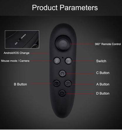 Virtual Reality 3D VR Headset Smart Glasses Helmet for Smartphones Cell Phone Mobile 7 Inches Lenses Binoculars Goggles Devices