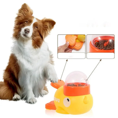 Intelligent Dog Automatic Feeder Cartoon Large Capacity Pet Feeding Machine Anti-slip Pet Automatic Feeder Toys For Puppy Kitten