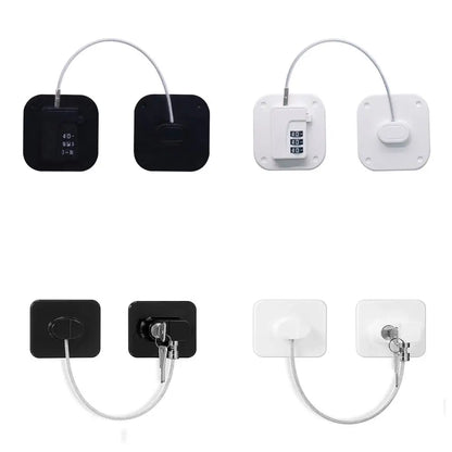 1PCS Baby Safety Refrigerator Lock With Keys or Coded Lock Infant Security Cabinet Locks Sliding Closet Door Locks