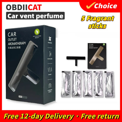 Car Air Freshener Solid Air Outlet Fragrance Clip Solid Colognes Essential Oil Eliminate Odor