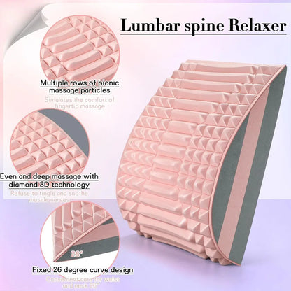 Back Stretcher,Neck&Back Stretcher,Back Stretcher for Lower Back Pain Relief,Multi-Level Adjustable Spine Stretcher for Sciatica