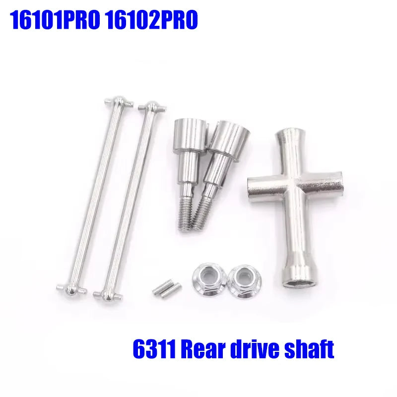 SG116PRO SG116MAX 16101 PRO 16102 PRO SCY RC Automotive 1:16 Brushless Car Blue Upgraded metal spare parts/Original spare parts