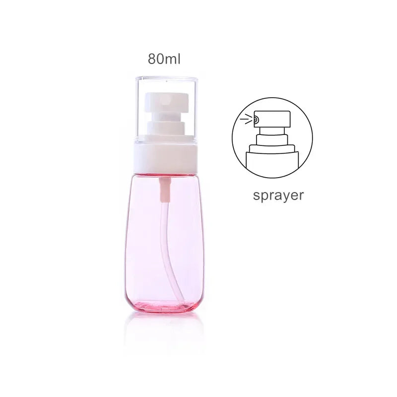 30ml 60ml 100ml UPG Fine Mist Spray Bottle Plastic Bottl Lotion Pump Travel Perfume Water Bottles Refill