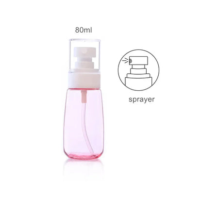 30ml 60ml 100ml UPG Fine Mist Spray Bottle Plastic Bottl Lotion Pump Travel Perfume Water Bottles Refill