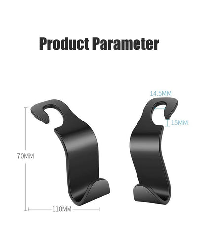 Car headrest hooks Multi-functional seat hooks Car storage equipment Car interior accessories