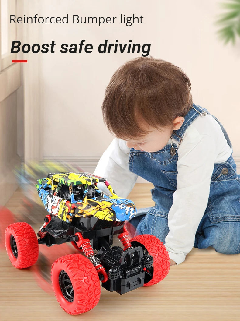 Children's toy car high-speed off-road vehicle outdoor toy off-road vehicle model inertia climbing stunt vehicle children's gift