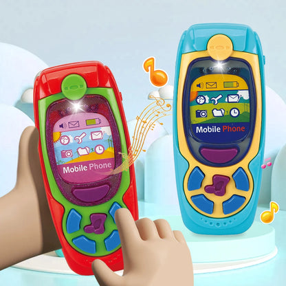 Smartphone Toys, Baby Phone with Music and Light Sound Interact Simulate Making Phone Calls, Gifts for Kids not Include Battery