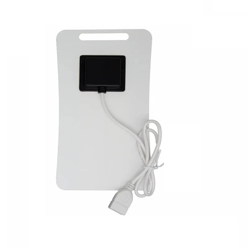 2Pcs 2W 5V Solar Panel Charger with Handle Portable Solar Power Bank for Phone Charging 3.7V Li-ion Battery Outdoor Use