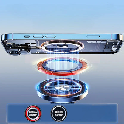 Eary for Magsafe Car Mount Magnetic Phone Holder for Car Vent 360°Rotation Folding for iPhone 16 15 14 13 Pro Max All Phones