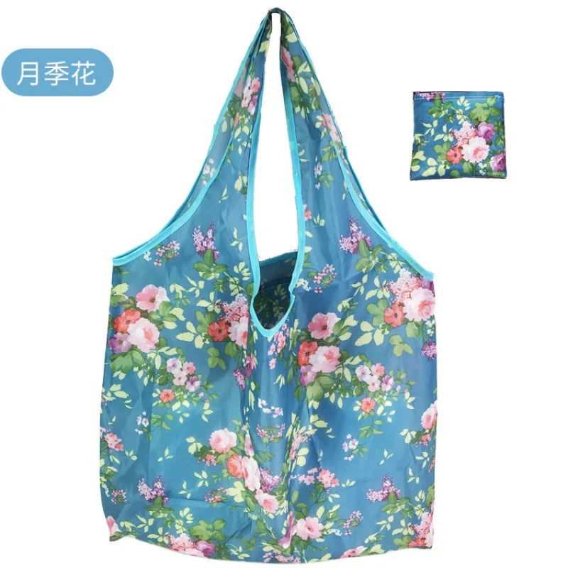 reusable bag Bag Large Foldable Shopping Bag Reusable Grocery Bag Tear-Proof Nylon Bag Suitable For Grocery Recycling Gift