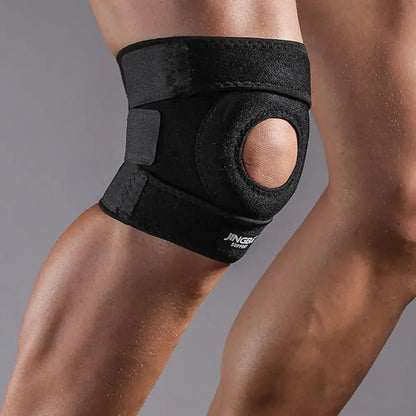 1 PCS Adjustable Compression Knee Pads Knee Support Brace Sports Workout Protective Gear Stabilizer Elastic Breathable