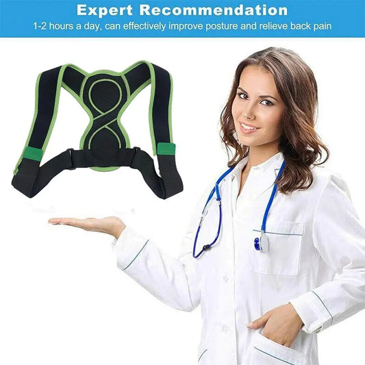New Adjustable Adult Posture Corrector Fiber 8-word Back Helps Alleviate Back Pain Correction Belt