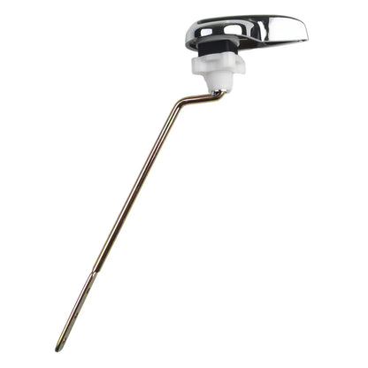 Toilet Tank Flush Lever Chrome Finish Handle Fittings Assembly Replacement Tools Bathroom Toilet Accessories