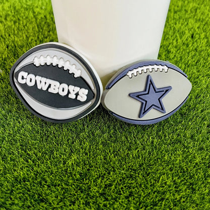 7PCS Football Lover Charms for Crocs,Sports Ball Decoration for Adults Party Favor