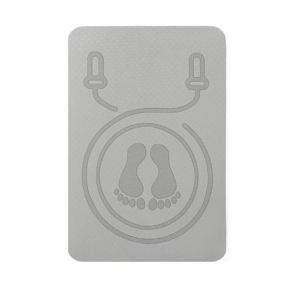 6mm Skipping Rope Mat Anti-noise Jump Rope Mat Exercise Shock Absorption Yoga Mat TPE Skipping Mat Fitness Pad Equipment