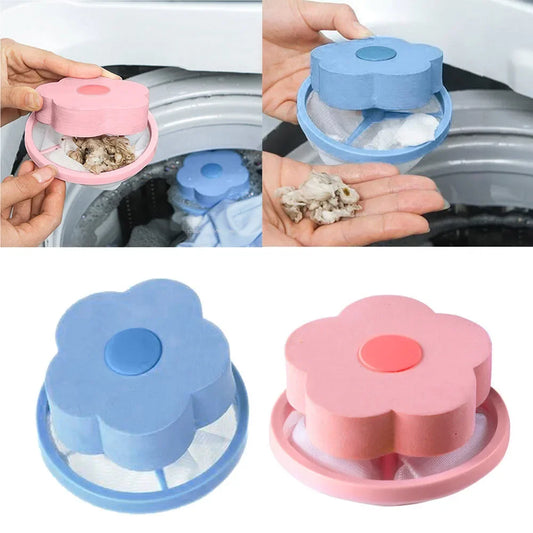 Laundry Pet Hair Catcher Floating Filter Mesh Washing Machine Clothes Cleaning Ball Reusable Hair Catcher Remover Laundry Tools
