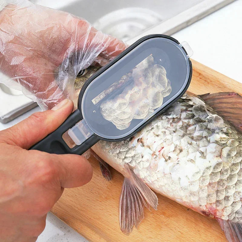 Kitchen Cooking Accessorie Fish Skin Brush Fast Remove Fish Scale Scraper Planer Tool Fish Scaler Fishing Knife Cleaning Tools
