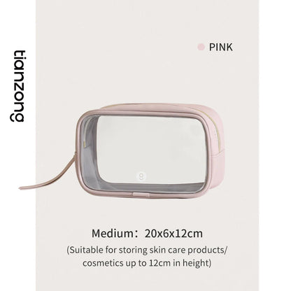 Tianzong Toiletry Bag Portable Travel Business Trip Cosmetics Cosmetics Bag Waterproof Transparent Cosmetic Bag