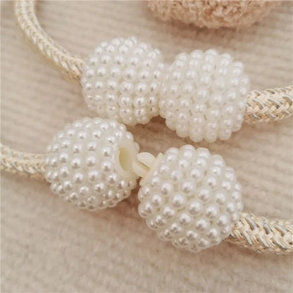 2Pcs Ins Cartoon Bear Curtain Cute Plush Window Curtain Buckles 3D Decorative Bear Curtain Tieback Curtain Accessories