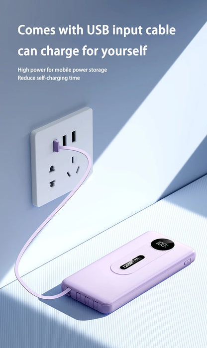 200000mAh 120W Mobile Power Bank Ultra Fast Charging Digital Display Battery Large Capacity Suitable For iPhone Huawei Xiaomi