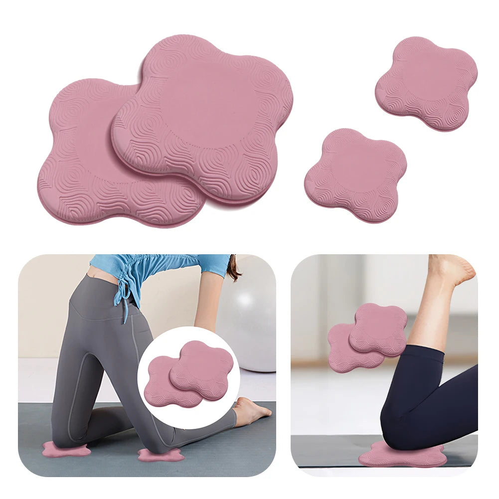 2Pcs Yoga Knee Pad Yoga Kneeling Support Elbows Cushion Mat Yoga Knee Cushion Yoga Kneeling Protective Pad for Home Gym Fitness