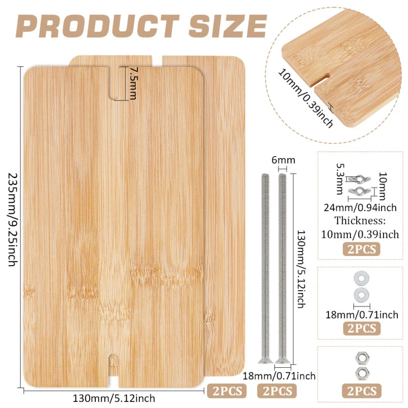 Book Press Bamboo Book Press Bookbinding Stable Book Binding Tool Manual Paper Press Handmade Book Binding 2 Floor Portable Book