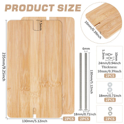 Book Press Bamboo Book Press Bookbinding Stable Book Binding Tool Manual Paper Press Handmade Book Binding 2 Floor Portable Book