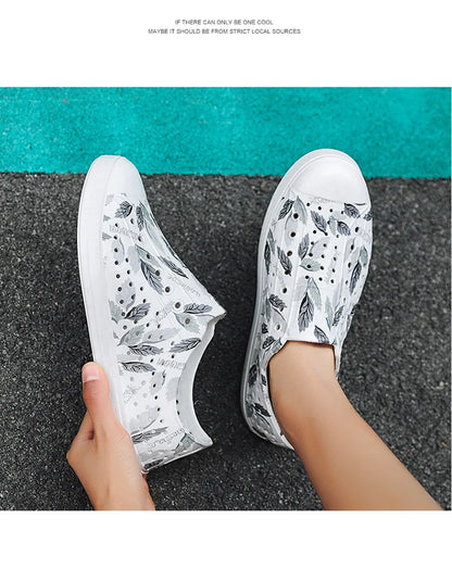 EVA Beach Summer Sandal Holey Shoe Kid Boy Girl Garden Cave Shoe Child Sandal Women Garden Sandal Graffiti Casual Outdoor Shoe