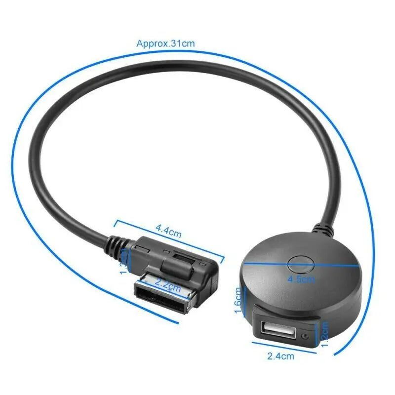 For Mercedes-Benz Bluetooth Music Streaming Adapter Media Interface Cable MMI