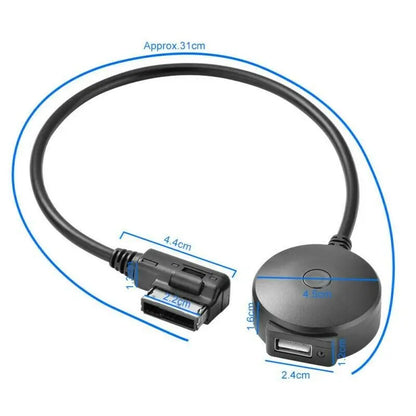 For Mercedes-Benz Bluetooth Music Streaming Adapter Media Interface Cable MMI