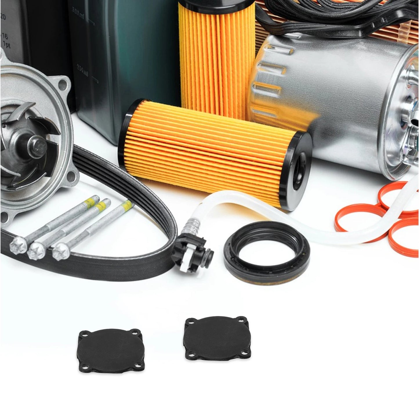 2PCS Air Compressor Switch Pads Durable Rubber Automatic Pressure Control Leak Prevention Gaskets Pump Kit