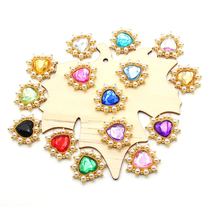 23MM fashion pearl and peach alloy accessories Diy wedding dress hair accessories invitation jewelry decorative accessories