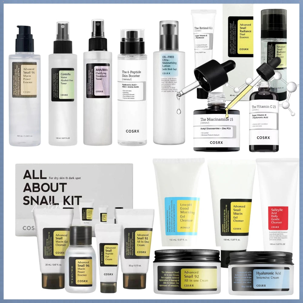 Cosrx Advanced Snail 96 Mucin Power Repair Essence Toner Cream Hyaluronic Acid Moisturizing Nourishing Brightening Skin Care