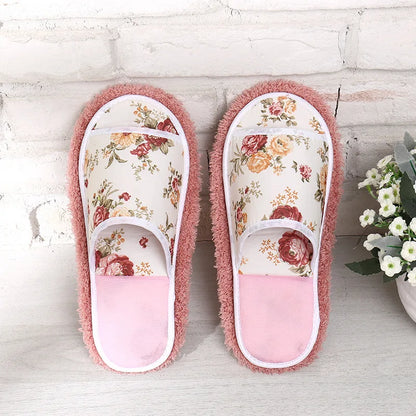 Chenille Lazy Floor Slippers Cover Cleaning Floor Removable Cleaning Floor Slippers