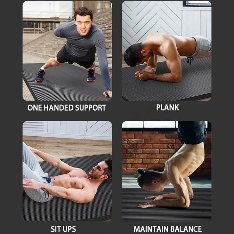 Yoga Mat Anti-skid Sports Fitness Mat Thick NBR Comfort Foam Yoga Matt For Exercise Yoga And Pilates Gymnastics Mat