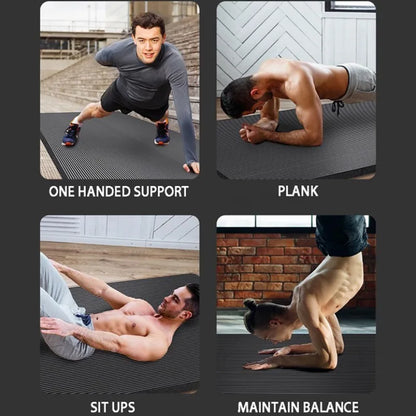 Yoga Mat Anti-skid Sports Fitness Mat Thick NBR Comfort Foam Yoga Matt For Exercise Yoga And Pilates Gymnastics Mat