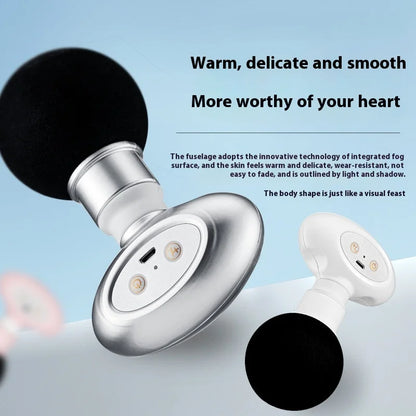 Portable Mini Wireless Massage Gun Home Electric Sports Handheld Fascial Gun Body Deep Tissue Muscle Vibration Fitness Massager