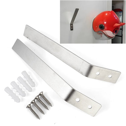 Stainless Steel Motorcycle Helmet Hook Racks Multipurpose Hook Hanger Home Luggage Holders Cabinet Shelf Wall Mount Hooks