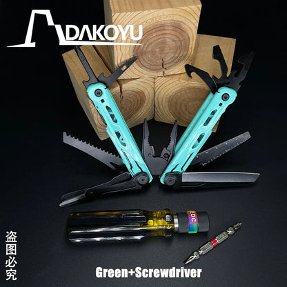 DAKOYU Outdoor Multifunctional Folding Multifunctional Tools Camping Equipment Portable EDC Detachable Large Scissors