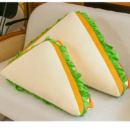 Plush Stuffed Toys Cute and Creative Sandwiches Pillows Toast Bread Children's Sofas Bedside Pillows Large Cloth Dolls Birthday