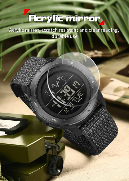 SANDA 2198 Single Monitor Male Student Electronic Watch Multifunctional Waterproof sports Student Electronic Watch 2025