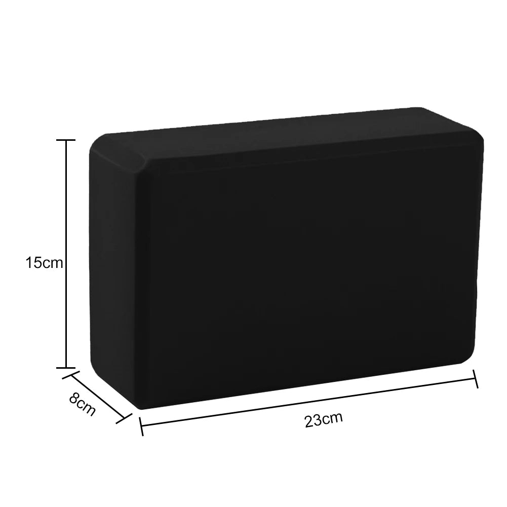 Cork Yoga Block Set EVA Gym Blocks Cork Foam Yoga Brick Exercise Stretch Body Shaping Wood Yoga Blocks Fitness Yoga Accessories