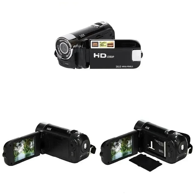 Digital Camera for Photography and Video Recording Autofocus 4X Digital Zoom Camcorder Portable Recorder 16MP Interpolation