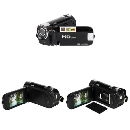 Digital Camera for Photography and Video Recording Autofocus 4X Digital Zoom Camcorder Portable Recorder 16MP Interpolation