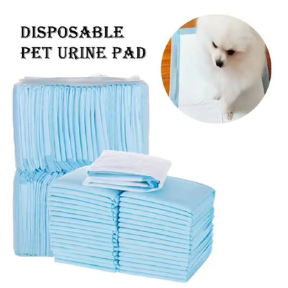100/50/40/20PCS Pet Diaper Pads Absorbent Odor-Control Quick Dry Puppy Dog Training Pee Mats Pet Supplies Dog Toilet Disposable