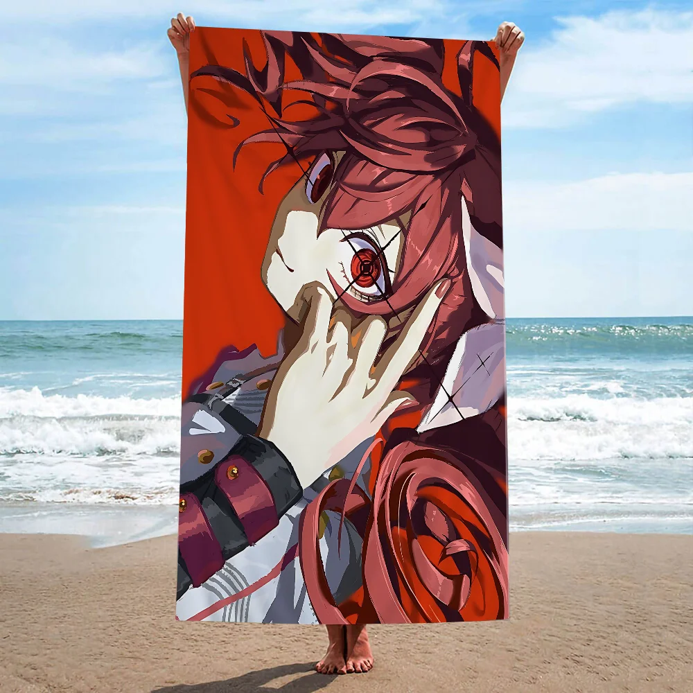 T-TETO K-Kasane Anime Cartoon Beach Towel Cute Kawaii Room Decor Bath Girls Children Hand Towels For Bathroom Shower