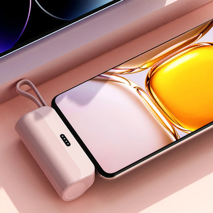 Mini Power Bank 5000mAh Portable Mobile Phone Charger External Battery Power Bank Plug Play For iPhone Samsung Xiaomi Power Bank