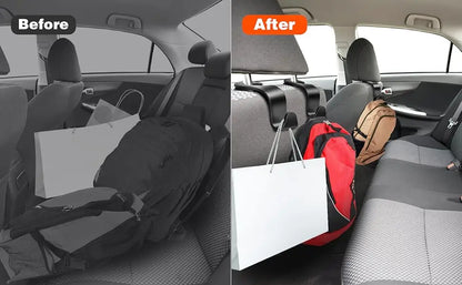 Car Seat Headrest Hook Vehicle Backpack Hooks Hanger Vehicles Holder Organizer for Purses,Bags,Cloths,Car Water Bottle Hook Seat